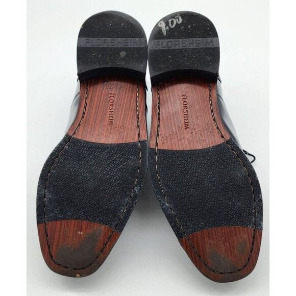 Florsheim Black Leather Cap Toe Oxford‎ Shoe Lace Closure Dress Shoes Size 10 D main image 4